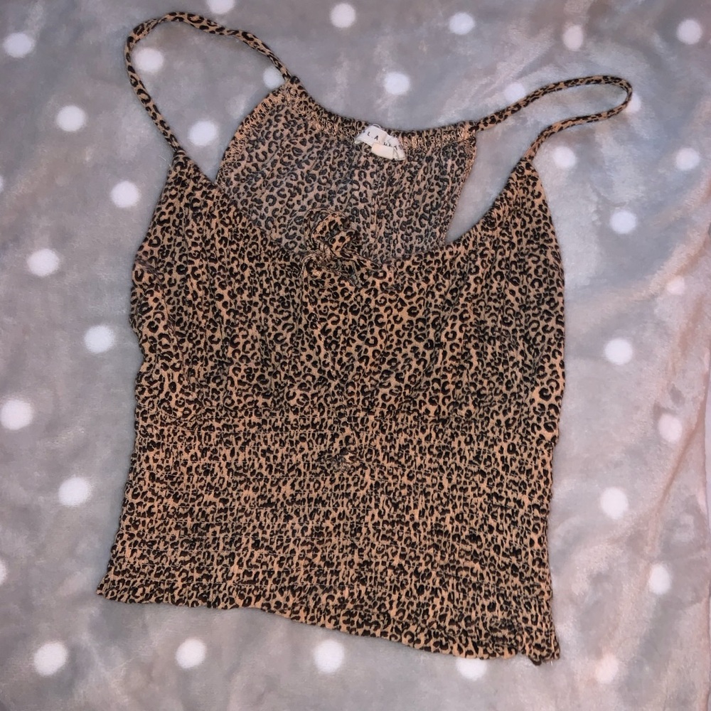 PacSun leopard print top